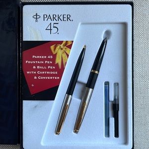 Parker 45 Fountain Pen & Ball Pen Set